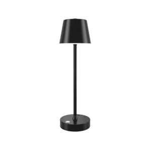  it-Lighting Tahoe Rechargeable() LED 2W 3CCT Touch Table Lamp Black D38cmx11cm (80100210)